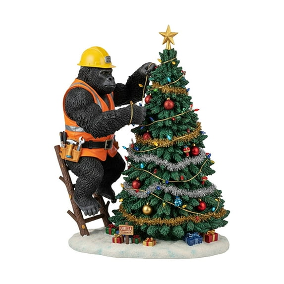 Hometravel Printed Acrylic Ornaments, 2D Flat Animal Design Christmas Tree Pendants, Festive Holiday Decor for Home Display, Seasonal Decoration Collection