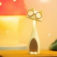 thumbnail image 1 of Hometravel Rechargeable Cat Night Light, Cute Cartoon Pet Design LED Bedside Lamp, Dormitory Sleep Light with Soft Glow for Bedroom Decor and Comfort, 1 of 6