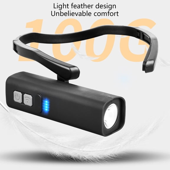 Hometravel Rechargeable LED Headlamp, Bright Hands-Free Head Light for Camping Work and Night Fishing, Durable Flashlight for Outdoor Activities, Field Tasks and Hanging Use