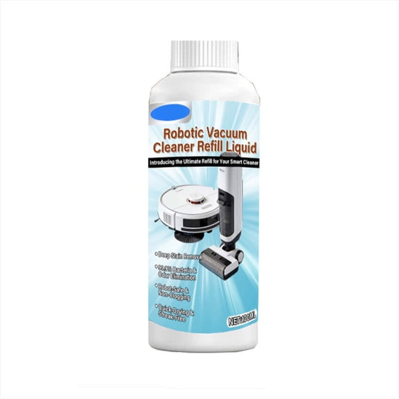 Hometravel Robotic Vacuum Cleaner Refill Liquid, Cleaning Solution Fluid 100ml, Maintenance Wash for Automatic Floor Sweeper Machine