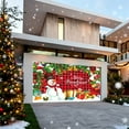 thumbnail image 1 of Hometravel Seasonal Garage Banner Display, Christmas Themed Door Decoration Flag, Party Atmosphere Backdrop for Outdoor Holiday Celebration, 1 of 6
