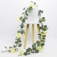 thumbnail image 1 of Hometravel Simulated Flower Plants Rattan Hydrangea, Silk Flower Wedding Decoration Fake Blooms, Hanging Home Decor Ornaments for Wall, Door, Wholesale Style, 1 of 6