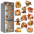 thumbnail image 1 of Hometravel Soft Magnetic Refrigerator Magnets, Thanksgiving Themed Fridge Decorative Stickers, Fun Fall Magnets for Kitchen Car Whiteboard Metal Surface, 1 of 9