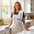 thumbnail image 1 of Hometravel Summer Nautical-Style Polyester Hand Towels, Quick Dry Kitchen Hand Towel Set, Anchor Print Decorative Towel for Guest Bath, Powder Room, Lake House, 1 of 7