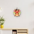 thumbnail image 1 of Hometravel Thanksgiving Turkey Hanging Door Sign, Cute Fall Porch Decor with Jute Rope, Rustic Welcome Decoration for Front Door Indoor Wall Entryway, 1 of 5