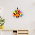 thumbnail image 1 of Hometravel Thanksgiving Turkey Hanging Door Sign, Cute Fall Porch Decor with Jute Rope, Rustic Welcome Decoration for Front Door Indoor Wall Entryway, 1 of 5