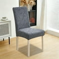 thumbnail image 1 of Hometravel Thickened Elastic Chair Cover Set, Textured Fabric Seat Cushion with Integrated Backrest, Stretchable Dining Chair Protector for Home, Durable Slip Resistant Cover for Kitchen, 1 of 6