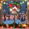 thumbnail image 1 of Hometravel Three Dimensional Paper Wreath, Christmas Rattan Flower Door Hanging Decor, Shopping Mall Hotel Window Display for Seasonal Scene, 1 of 6