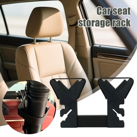 Hometravel Truck Fishing Rod Rack for Headrest Hooks, Car Rod Holder for Rear Seat, Heavy-Duty Universal Rack for SUV, Pickup, Van, Jeep, Sedan, Crossover