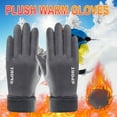 thumbnail image 1 of Hometravel Winter Warm Gloves for Women, Diving Cloth Velvet Thickened Design, Windproof Fleece Lined Hand Protection for Outdoor, Commuting Use, 1 of 4