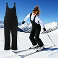 thumbnail image 1 of Hometravel Women's Ski Bib Pants, Waterproof Windproof Snow Sports Trousers, Thermal Insulated Overalls for Outdoor Winter Activities, 1 of 9