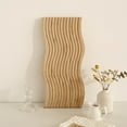 thumbnail image 1 of Hometravel Wooden Wavy Edge Serving Tray, Japanese Style Desktop Organizer Tray, Natural Finish Decorative Tray for Storage, Display, Dining, Home Decor, 1 of 7