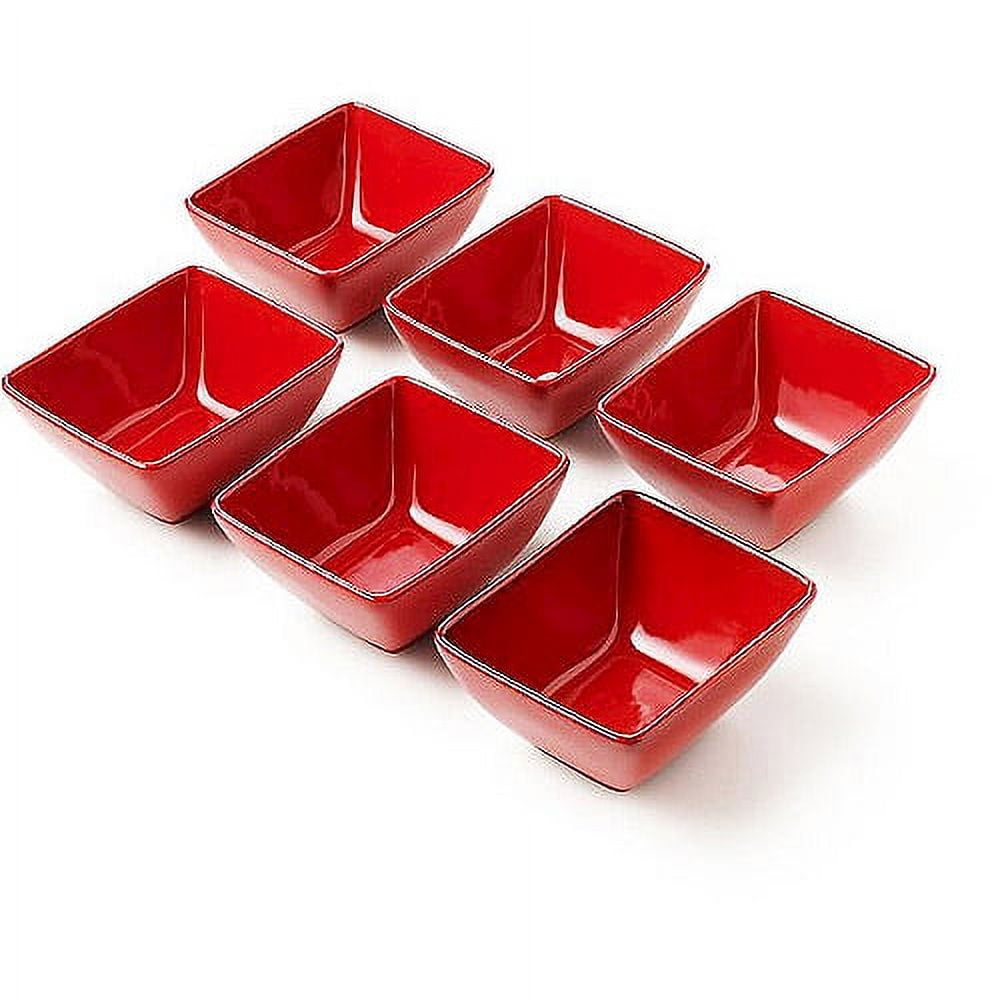 Hometrends Mosaic Tile 6Piece Small Bowl Set, Assorted Colors