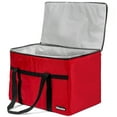 thumbnail image 1 of Homevative Thermal Insulated XL Food Delivery Bag, Red, 1 of 3