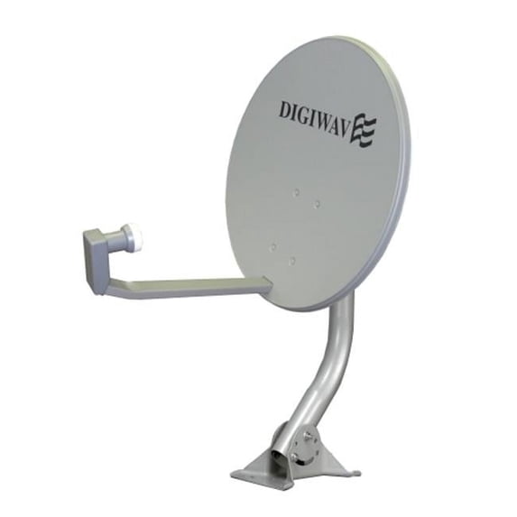 Homevision Technology 24 Inch - 60cm Galvanized Steel Offset Around Dish in Bulk - Taiwan DigiMonster No LNB