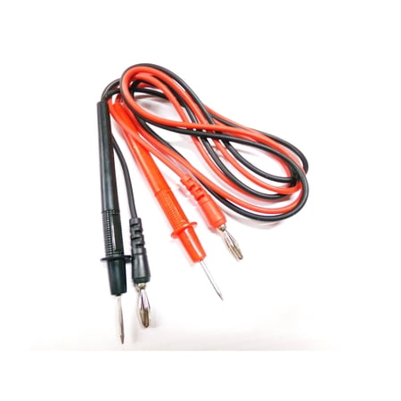 Homevision Technology Inc. Test Lead Set Molded Test Probe to 4mm Molded Banana Male (3 feet) (2 pack/order)