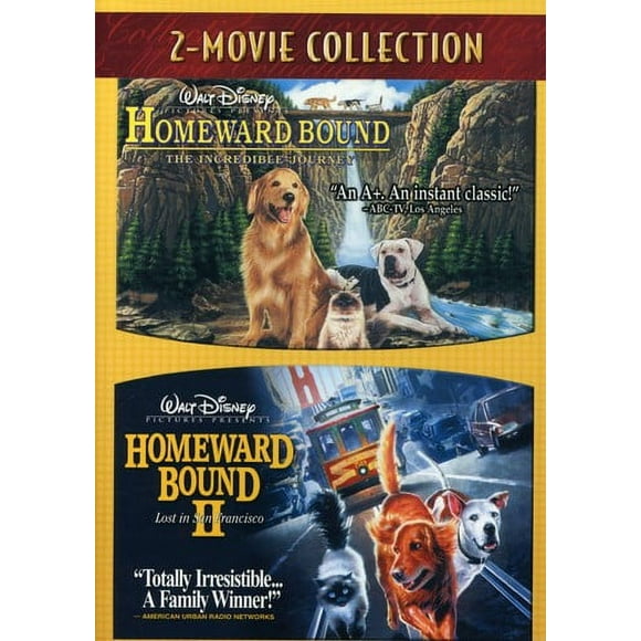 Homeward Bound: The Incredible Journey / Homeward Bound II: Lost in San Francisco (DVD), Disney, Kids & Family