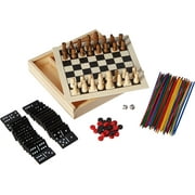 Homeware 5-in-1 Mini Wood Chess Game