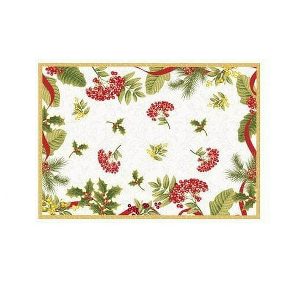 Homewear Linens Holiday Berry Quilted Placemat