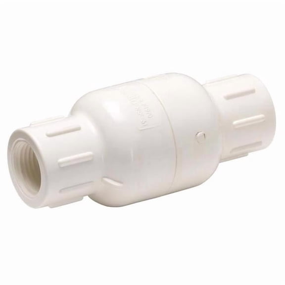 Homewerks 1-1/4 in. D X 1-1/4 in. D FIP PVC Spring Loaded Check Valve