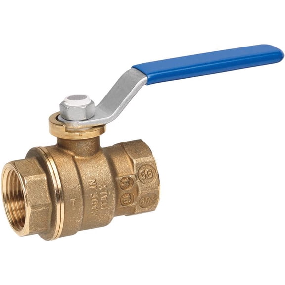 Homewerks 116-2-12-12 0.5 in. Brass Female Pipe Thread Full Port Ball Valve