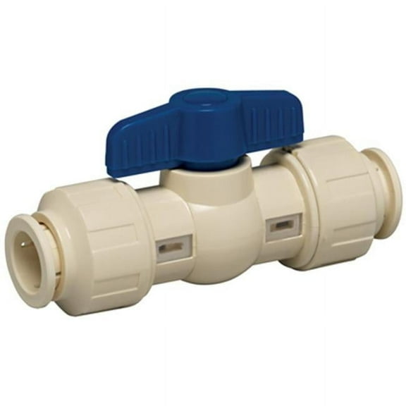 Homewerks 126-8-12-12B 0.5 in. Push Fit CPVC Ball Valve