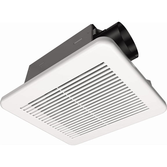 Homewerks 50 CFM Ceiling Bath Exhaust Fan - Single Pack Residential Use, Standard Application