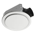 thumbnail image 1 of Homewerks 50 CFM Round Bathroom Ventilation Exhaust Fan, White, 1 of 6