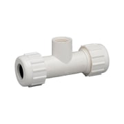 HOMEWERKS WORLDWIDE LLC 1/2 PVC CMP Tee 511-48-12-12-12B