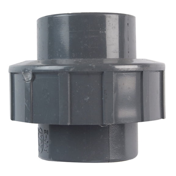 Homewerks 512-44-114-114B 1.25 in. PVC Threaded Union - Gray