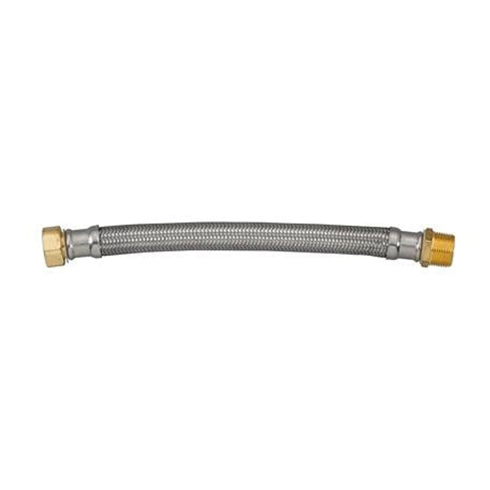 Homewerks 7213-24-34-7 0.75 FIP x 24 in. Stainless Steel Water Heater Connector