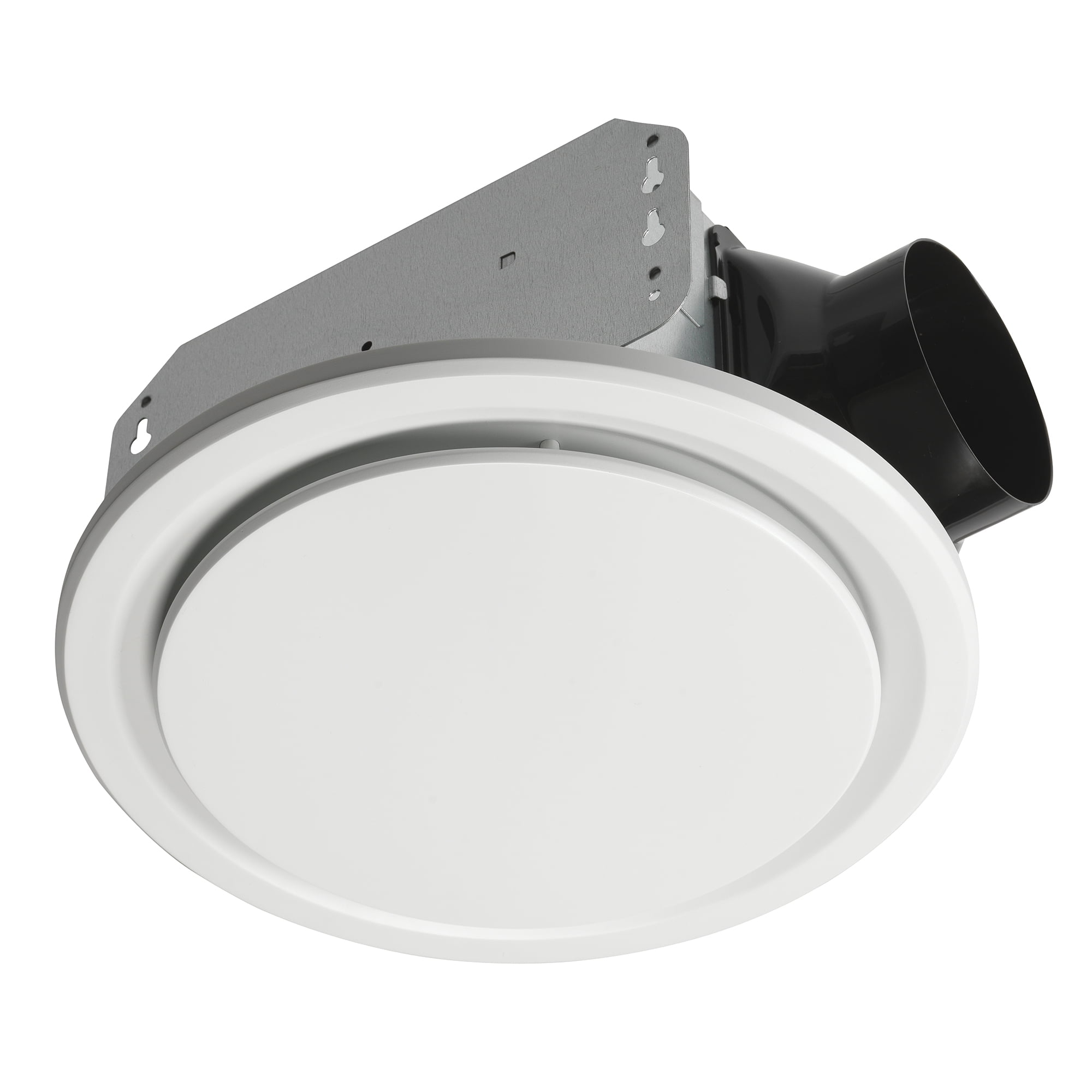 White Round 80 CFM Bathroom Ceiling Exhaust Fan