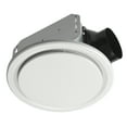thumbnail image 1 of Homewerks 80 CFM 1.1 Sones Round Bathroom Ventilation Exhaust Fan in White, 1 of 8