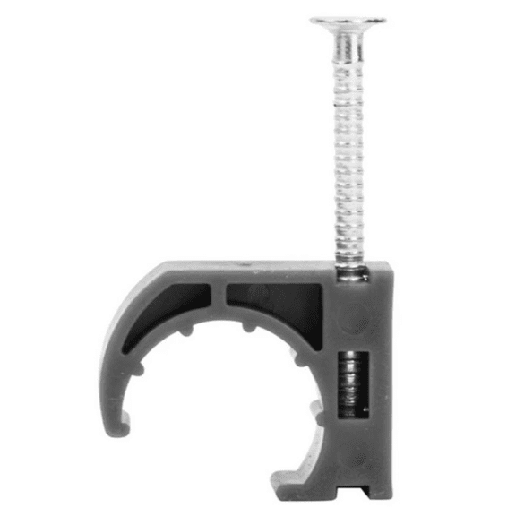 Homewerks CP3 301290 1/2 in. Half Clamp, Plastic, Pre-Loaded Nail, CP3 301290