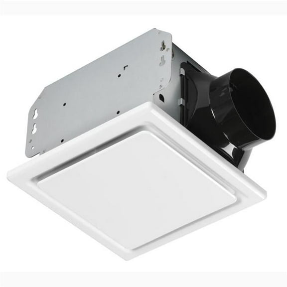 Homewerks Faucet 7140-80 80CFM 1.5 Sones Easy Install Ceiling Mount Bathroom Exhaust Fan