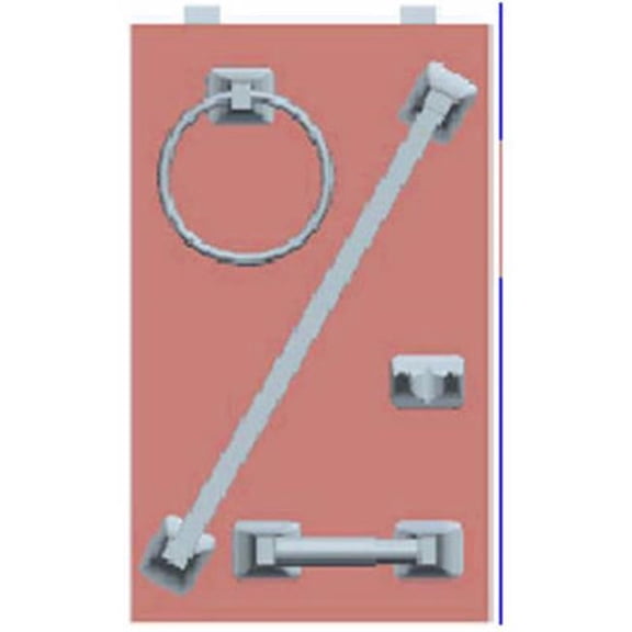 Homewerks POGPODTV107 Bath Hardware Accessories Display- Cherry