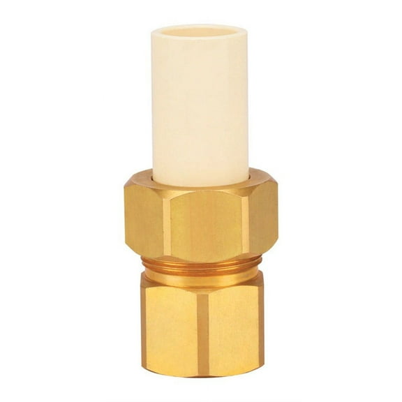 Homewerks 3/4 In. Slip x 3/4 In. FIP CPVC Transition Brass Union 545-34-34-B