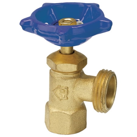 Homewerks VBDSTDB4B 0.75 In. Brass Female Pipe Threaded Boiler Drain