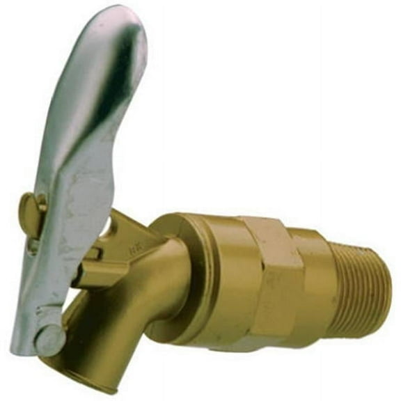 Homewerks VDBZSCL4B Drum Barrel Faucet- Brass - 0.75 in.