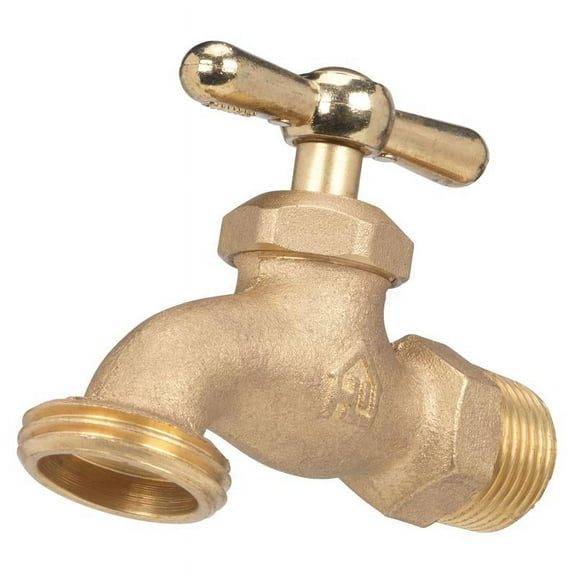 Homewerks VHBSTDF4B 0.75 in. Brass Standard Threaded Hose Bibb