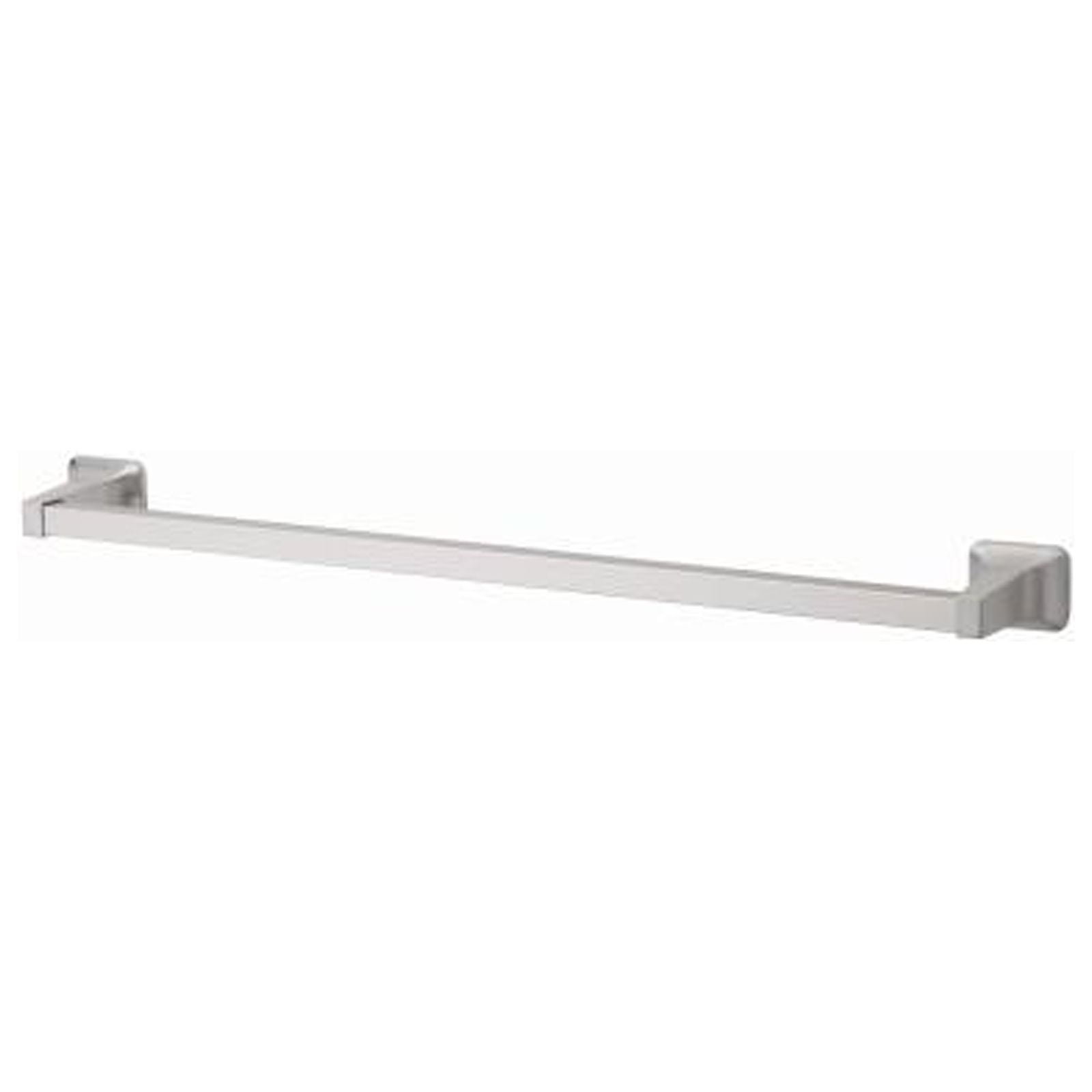 White 18-Inch Wall-Mounted Towel Bar