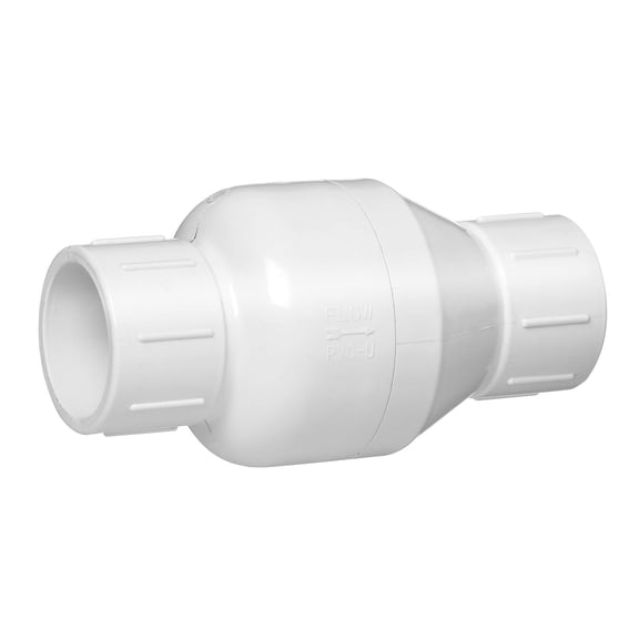 Homewerks Worldwide 2 in. PVC Schedule 40 Slip x Slip In-Line Check Valve