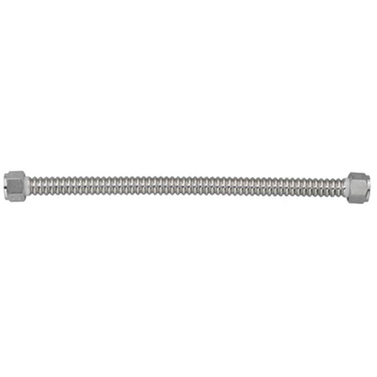 Homewerks 7215-24-34FIP 0.75 Female Iron Pipe x 24 in. Stainless Steel Water Heater Connector