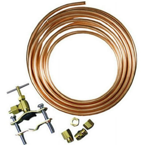 Homewerks Worldwide 7251-25-14-KIT Copper Ice Maker Kit, 1/4 In. x 25 Ft. - Quantity 1