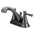 thumbnail image 1 of Homewerks Worldwide Import 239961 Home Pointe 2 Hand Lavatory Faucet - Brushed Bronze, 1 of 2
