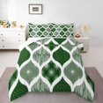 thumbnail image 1 of Homewise Bohemian Abstract Geometric Full Size Comforter Sets,Dark Green Lines Bedding Comforter Set,Reversible,3 Pieces,1 Comforter and 2 Pillowcases, 1 of 7