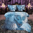 thumbnail image 1 of Homewish 3D Blue Dragon Twin Bedding Sets 7-Piece for Teens, Magic Western Animal Bedding Comforter Set, Gothic Wildlife Reversible Sheet Sets, Ultra Soft Bedroom Decor, 1 of 8