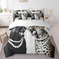 thumbnail image 1 of Homewish 3D Cheetah Animal Bedding Comforter Set 7-Piece, Jungle Wildlife Leopard King Bedding Sets, Teens Kids Adult Men Reversible Bed Sheets, Breathable Home Decor, 1 of 7