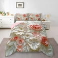 thumbnail image 1 of Homewish 3D Flowers 3 Pieces Queen Comforter Set for Teens Girls Boys,Dreamy Princess Ultra Soft Bedding Sets,Spring Graden Bedding Comforter Set,Super Cozy Room Decor,Reversible, 1 of 8
