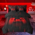 thumbnail image 1 of Homewish 3D Game Console Bedding Comforter Set 7pcs for Boys, Neon Red Gamepad Queen Bedding Sets, Modern Video Game Player Reversible Queen Sheet Sets, Super Cozy Room Decor, 1 of 7
